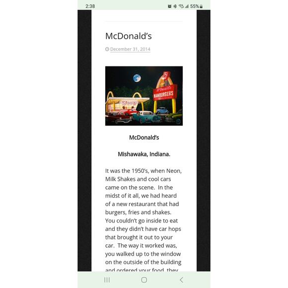 Signed and Framed Larry Johnston McDonalds in Neon photo Print Art - Picture 8 of 9